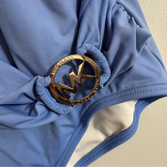 Michael Michael Kors Blue One-Piece Swimsuit Size 8 - Picture 5 of 16